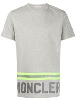 Moncler t-shirt à logo imprimé - Gris - thumbnail