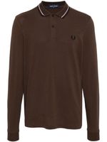 Fred Perry polo en coton à logo brodé - Marron