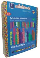 Ministeck - Kleurstrips Assortiment (9500 Stukjes) - Speelgoed (4250250316611)