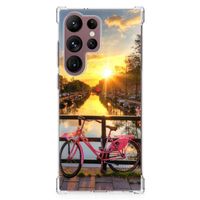 Samsung Galaxy S23 Ultra Telefoonhoesje met valbescherming Amsterdamse Grachten - thumbnail