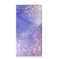 Bookcase voor Samsung Galaxy A51 Watercolor Paars - thumbnail