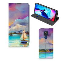 Bookcase Motorola Moto G9 Play Boat - thumbnail