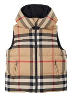 Burberry Kids veste réversible à carreaux - Tons neutres