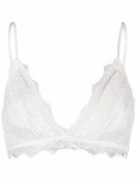 ANINE BING soutien-gorge en dentelle - Blanc