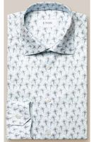 ETON Slim Fit Overhemd lichtblauw, Bloemen