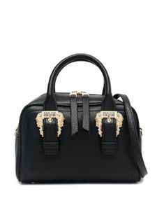 Versace Jeans Couture sac porté épaule en cuir artificiel à boucle baroque - Noir