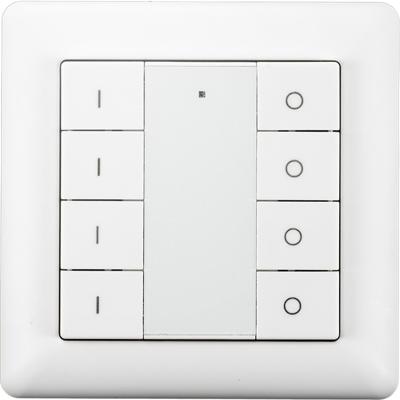 Draadloze schakelaar Zigbee 4 groepen Wit Draadloze schakelaar Zigbee 4 groepen Wit