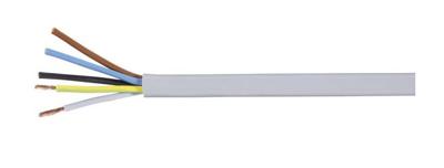 LAPP 1601126 Geïsoleerde kabel H05VV-F 5 x 2.5 mm² Wit per meter