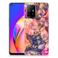 OPPO A94 5G | Reno5 Z TPU Case Bosje Bloemen