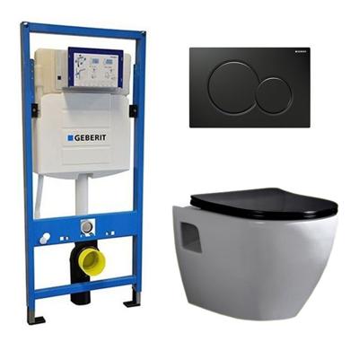 Geberit Toiletset Daley Flatline Zwart Rimfree Softclose Toiletbril Sigma Sigma 01 Zwart Geberit Toiletset Daley Flatline Zwart Rimfree Softclose Toiletbril Sigma Sigma 01 Zwart