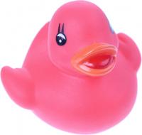 Eddy toys badeend rood 5 cm