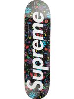 Supreme planche de skateboard à fleurs - Noir