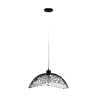 Eglo Design gaas hanglamp Pompeya 57cm zwart 43305