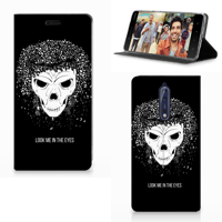 Mobiel BookCase Nokia 8 Skull Hair