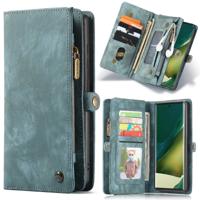 Caseme - vintage 2 in 1 portemonnee hoes - Samsung Galaxy Note 20 Ultra - Blauw