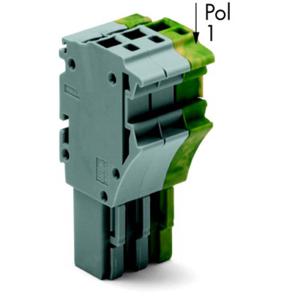 WAGO 2022-109/000-036 Connector, female Grijs, Groen, Geel 50 stuk(s)