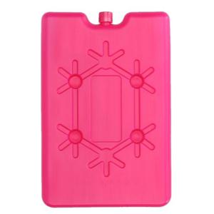 Koelelement plat - roze - 200 ml - 11 x 16 cm - koeltas/koelbox element