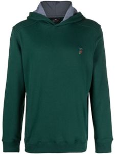 PS Paul Smith hoodie en coton biologique à logo brodé - Vert