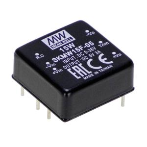 Mean Well SKMW15F-12 DC/DC-converter, print 1.25 A 15 W Aantal uitgangen: 1 x Inhoud 1 stuk(s)