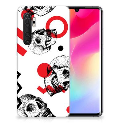 Silicone Back Case Xiaomi Mi Note 10 Lite Skull Red Silicone Back Case Xiaomi Mi Note 10 Lite Skull Red