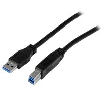 StarTech.com 1 m gecertificeerde SuperSpeed USB 3.0 A-naar-B-kabel M/M - thumbnail