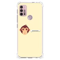 Motorola Moto G30 | G20 | G10 Stevig Bumper Hoesje Monkey - thumbnail