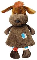 Trixie pluche hond met dierengeluid en ritsel 28 cm