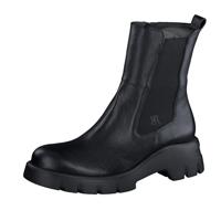 Paul Green DAMES Enkellaarzen, Vrouwen Chelsea Laarzen,laarzen,halve laarzen,bootie,sliplaars,plat,Schwarz (BLACK),42 EU / 8 UK