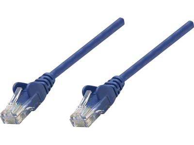 Intellinet 319829 RJ45 Netwerkkabel, patchkabel CAT 5e U/UTP 5.00 m Blauw 1 stuk(s)