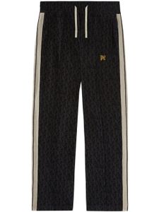 Palm Angels pantalon de jogging à motif monogrammé - Noir