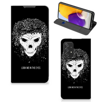 Mobiel BookCase Samsung Galaxy A72 (5G/4G) Skull Hair