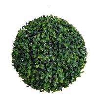 Mica Decorations Buxus Bal - 26x26x26 cm - Polyethyleen - Groen - thumbnail