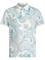 ETRO polo à imprimé cachemire - Blanc