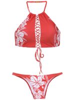 Amir Slama printed bikini set - Rouge - thumbnail