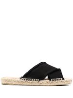 Castañer espadrilles à brides croisées - Noir