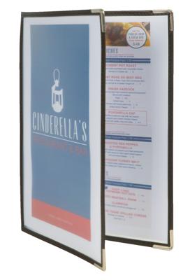 Menukaart securit a4 2-delig pagina 4 transparant