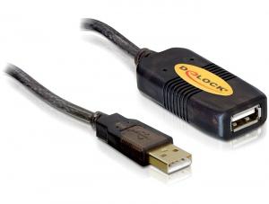 Delock 82446 Kabel USB 2.0 Verlengstuk, actief 10 m