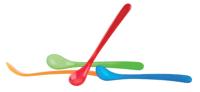 Nuby lepels met lange handgreep 22,2 cm 4 stuks 6m+