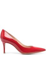 Gianvito Rossi escarpins Gianvito en cuir verni - Rouge