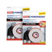 tesa ULTRA STRONG 55791 Montagetape (l x b) 1.50 m x 19 mm 2 stuk(s) - thumbnail