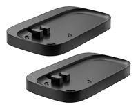 mywall Luidsprekerhouder HS28L voor Sonos One SL/Play:1, luidsprekerhouder met plank en kabelgeleiding, wandmontage voor Sonos met een belasting tot 7 kg (verpakking van 2)