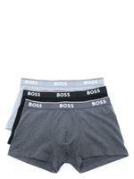 BOSS boxer à bande logo - Gris