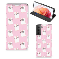 Samsung Galaxy S21 Hoesje maken Sleeping Cats