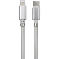 Renkforce USB-kabel USB 2.0 USB-C stekker, Apple Lightning stekker 2.00 m Wit TO-6886782 - thumbnail