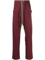 Rick Owens DRKSHDW pantalon de jogging à coupe sarouel - Rouge