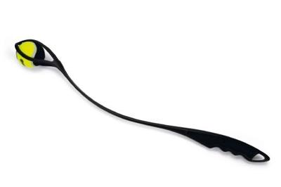 Beeztees fetch tennisbalwerper - hondenspeelgoed - zwart - 65x8,1x7,2 cm Beeztees fetch tennisbalwerper - hondenspeelgoed - zwart - 65x8,1x7,2 cm