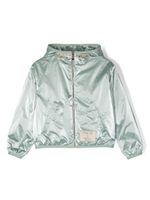 Moncler Enfant veste bomber à logo brodé - Vert