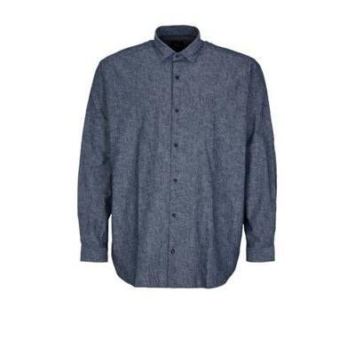 s.Oliver regular fit overhemd met all over print blauw s.Oliver regular fit overhemd met all over print blauw