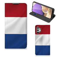 Samsung Galaxy A32 5G Standcase Nederlandse Vlag - thumbnail