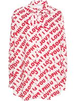 Philosophy Di Lorenzo Serafini chemise longue I Love You Philosophy - Blanc - thumbnail